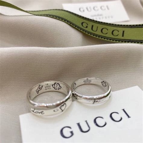 gucci bug ring|gucci couple ring.